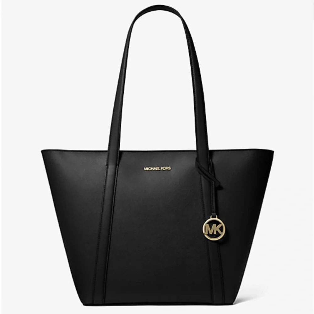 Michael Kors Pratt Large Tote Shoulder Bag Black - Picture 4 of 9